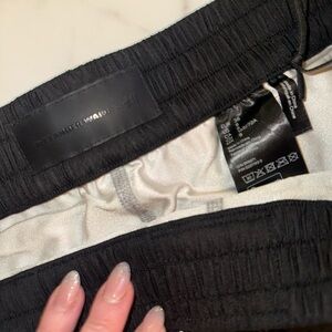 H&M Black Elastic Waist Shorts
